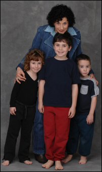 Laura Fortgang and her children
